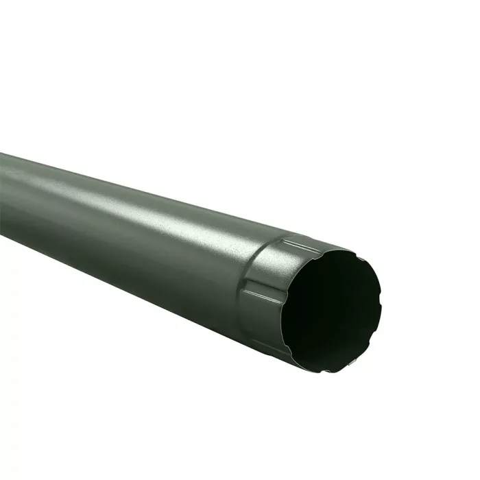 Lefolyócső, 3m, 100mm átmérő, RAL 6020 fényes Mohazöld