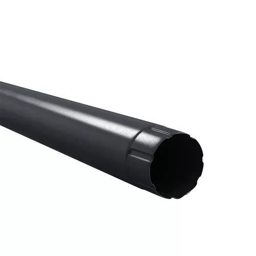 Lefolyócső, 3m, 100mm átmérő, RAL 9005 fényes Fekete