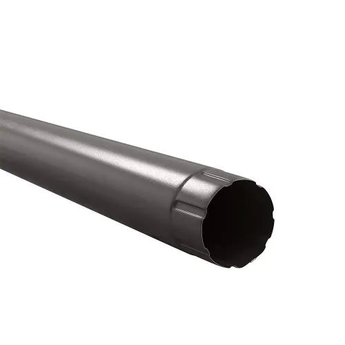 Lefolyócső, 3m, 100mm átmérő, RAL 8019 fényes Szürkésbarna