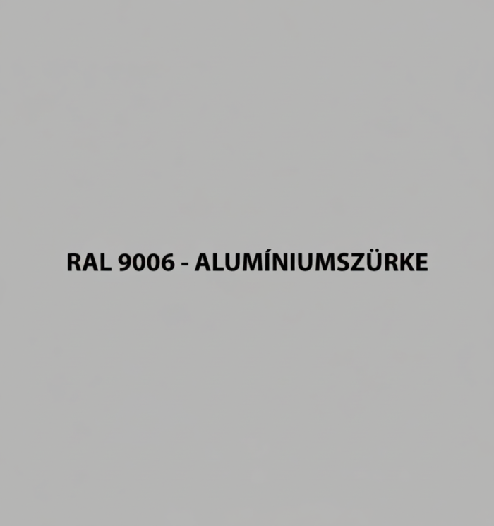 LINE kerítéselem, RAL9006 fényes (alumínium szürke) - Image 2