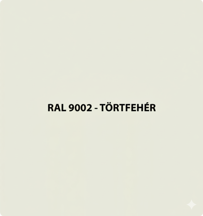 HILL acél kerítéselem, RAL9002 fényes (kétoldalas törtfehér) - Image 3