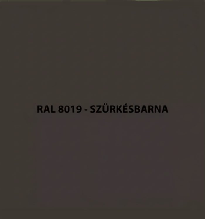 Ereszcsatorna, 4m hosszú, 150mm széles, RAL 8019 fényes Szürkésbarna (30 év garancia) - Image 3