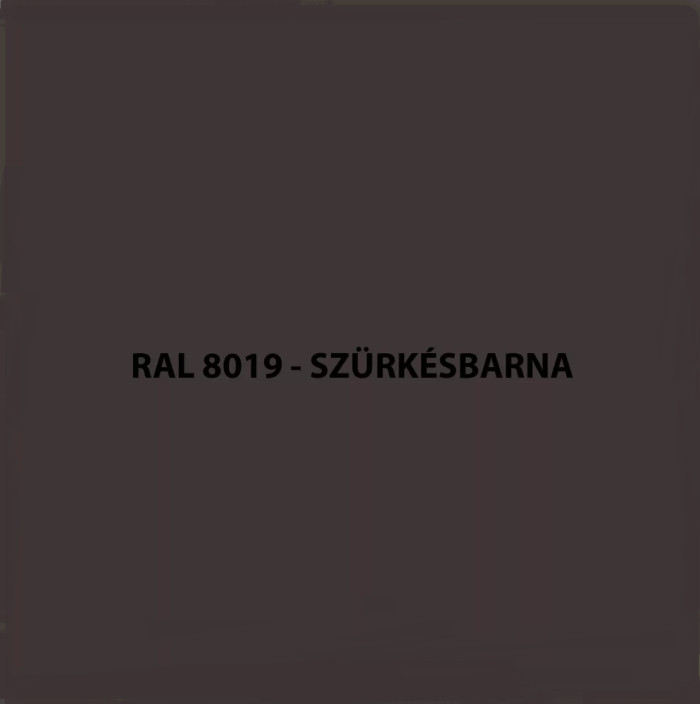HILL acél kerítéselem, RAL8019 pur (kétoldalas szürkésbarna) - 30 év garancia - Image 2
