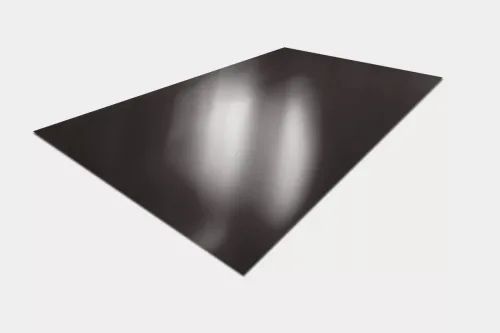 Síklemez fényes szürkésbarna RAL8019, lemezvastagság 0,50mm