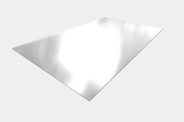 Síklemez fényes fehér RAL9010, lemezvastagság 0,50mm