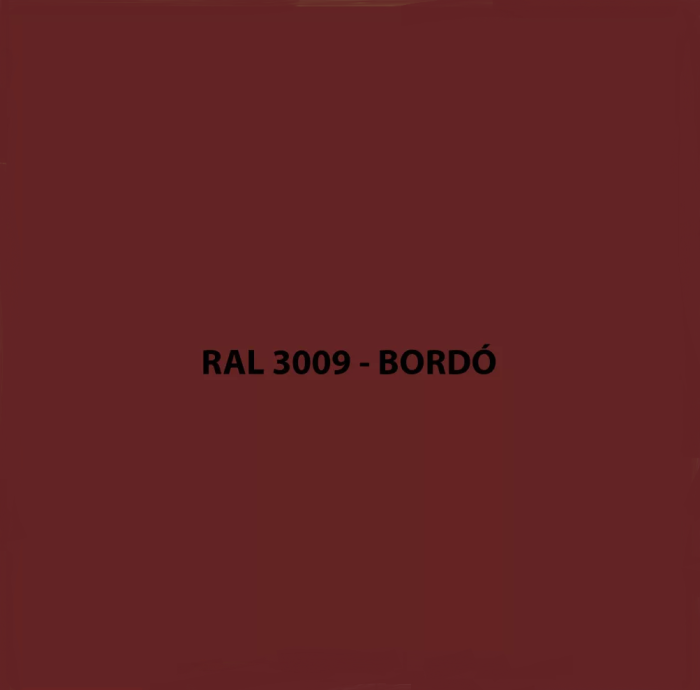 Síklemez matt bordó RAL3009, lemezvastagság 0,50mm - Image 2