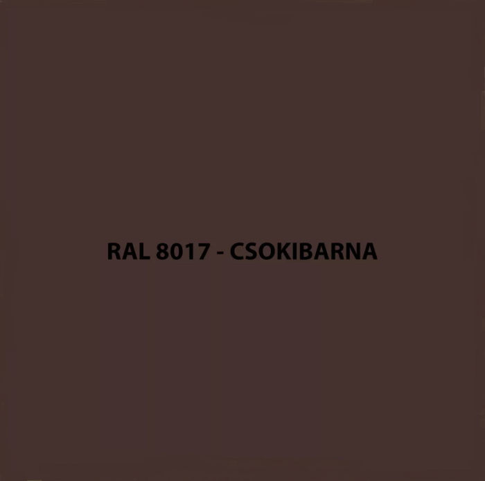 Síklemez PETRAMATT csokoládé barna RAL8017, lemezvastagság 0,50mm - Image 2